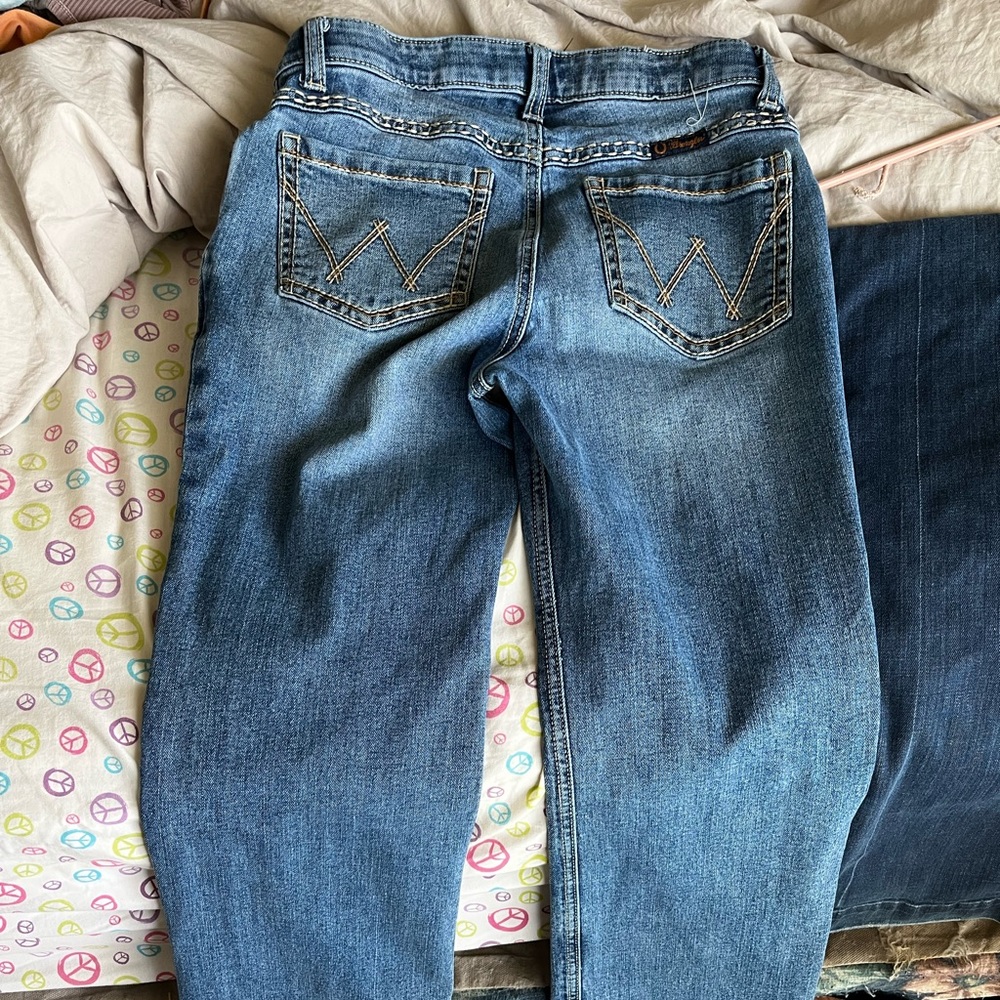 low rise Wrangler retro jeans for sale!